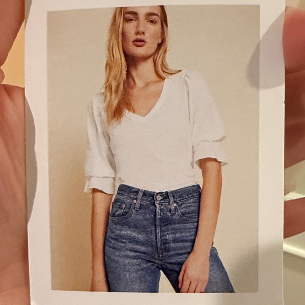 Nation LTD cream blouse size small